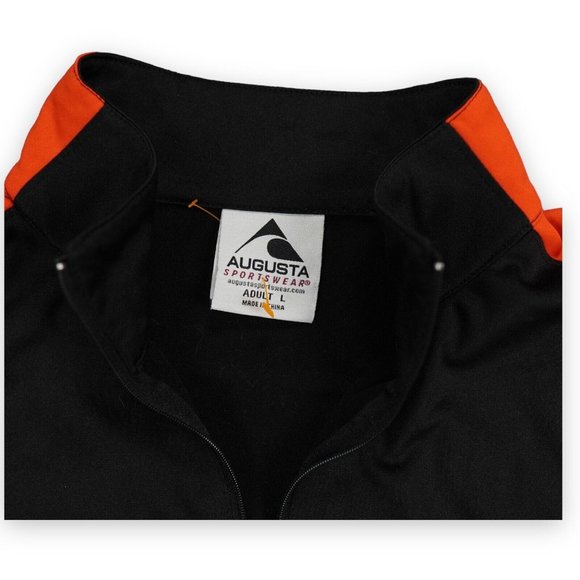 Cal Ripken Jacket Mens Large Black Spell Out Zip Babe Ruth Embroidered Logo - Picture 9 of 9